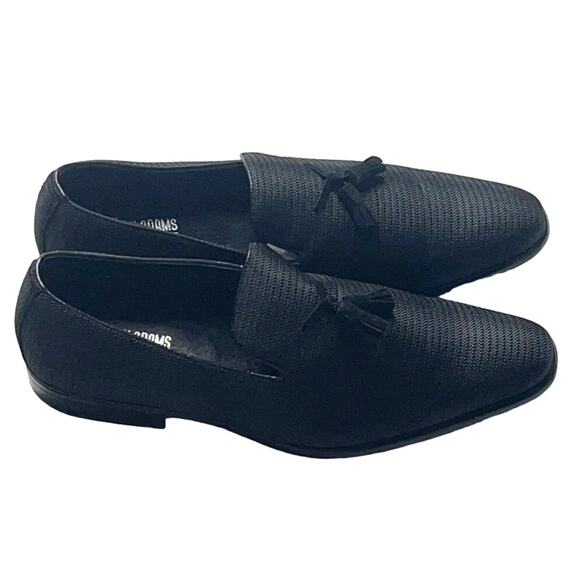 Stacy Adams Tazewell Tassel Slip on Loafer 12 Black - Picture 1 of 14